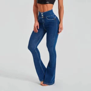 Women Butt Lift Push Up Shaping Jeans Ladies High Waist Skinny Leggings Gym Tights For Female Clothing Fitness Denim Trousers