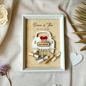 Personalized Wedding Gift Wedding Gift Car Engraved Wedding Photo Frame