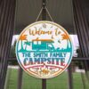 Personalized Welcome To Campsite Wooden Sign, Camping Sign, Custom Campsite Sign, Camping Wooden Sign, Campsite Wooden Sign, Camping Sign