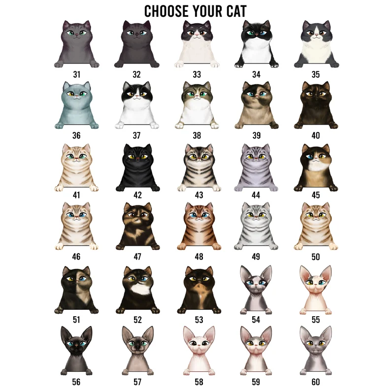 Personalized Welcome To The Johnsons' Home Wood Sign - Custom Cat And Family Names Family Funny Cats Just Let Us Live Here We Are The Staff Wall Art - Image 3