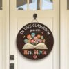 Personalized In This Classroom You Are Sign Vintage Bookshelf Classroom Door Hanger Welcome Sign Appreciation Gift