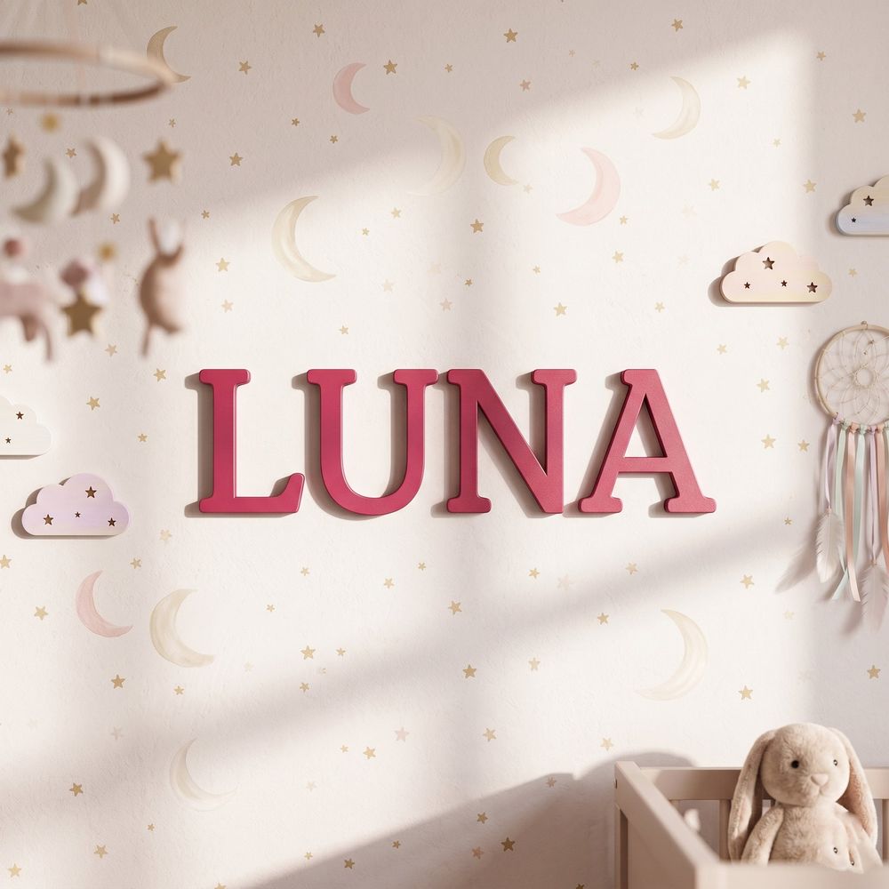 Custom Wood Name Sign For Kids Room And Nursery Wall Decor Personalized 3D Wooden Letters For Boys Or Girls Bedroom Unique Birthday And Baby Shower Gift - Image 7
