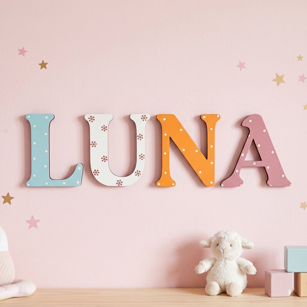 Custom Wood Name Sign For Kids Room And Nursery Wall Decor Personalized 3D Wooden Letters For Boys Or Girls Bedroom Unique Birthday And Baby Shower Gift - Image 8