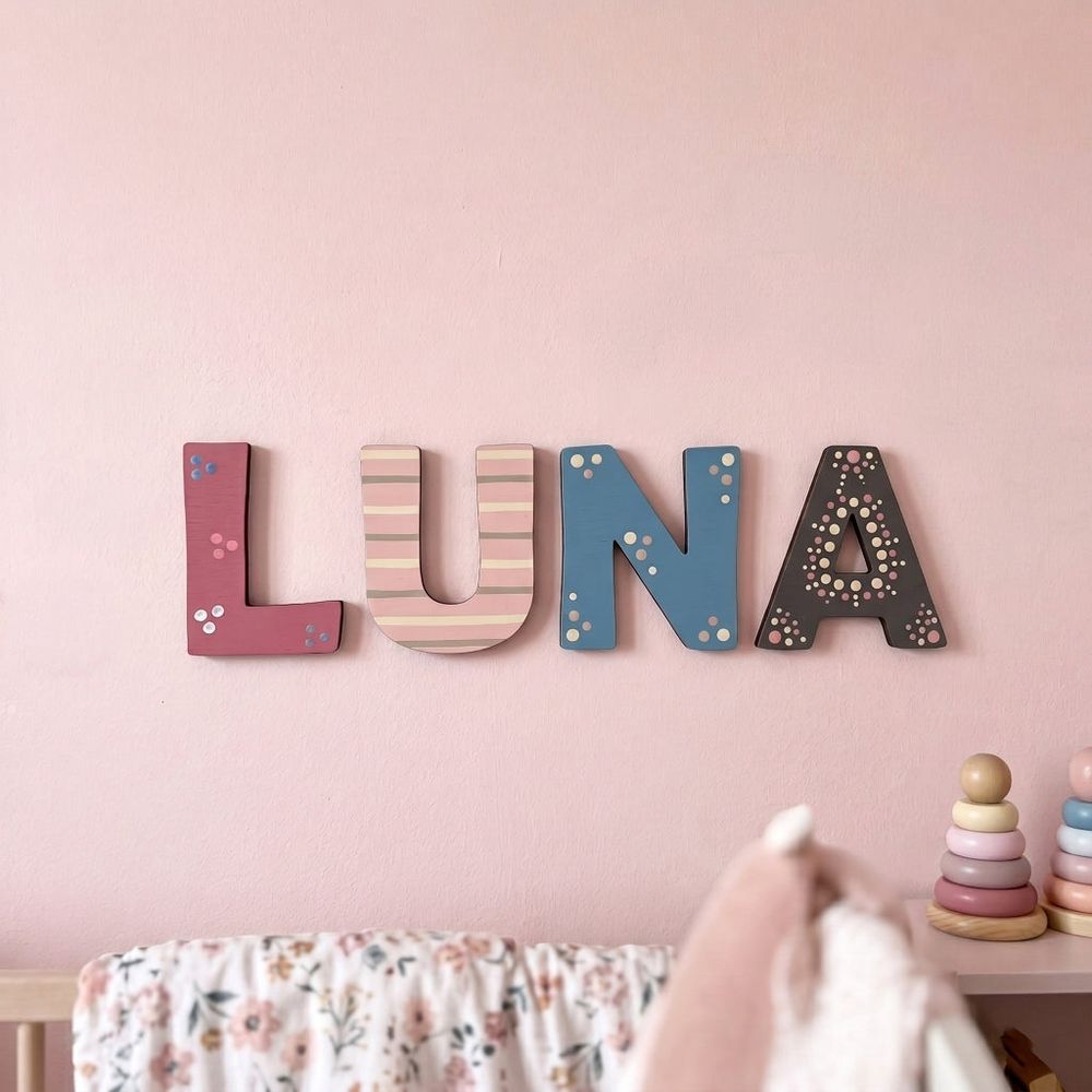 Custom Wood Name Sign For Kids Room And Nursery Wall Decor Personalized 3D Wooden Letters For Boys Or Girls Bedroom Unique Birthday And Baby Shower Gift - Image 11