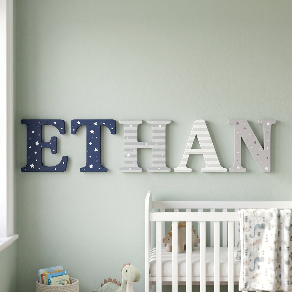 Custom Wood Name Sign For Kids Room And Nursery Wall Decor Personalized 3D Wooden Letters For Boys Or Girls Bedroom Unique Birthday And Baby Shower Gift - Image 13