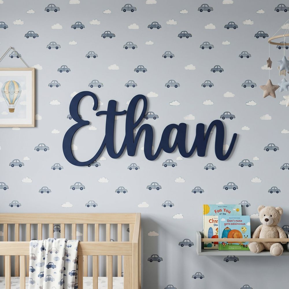Custom Wood Name Sign For Kids Room And Nursery Wall Decor Personalized 3D Wooden Letters For Boys Or Girls Bedroom Unique Birthday And Baby Shower Gift - Image 14