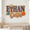 Custom Wooden Name Sign Plaque For Kids Room Wall Decor Personalized 3D Wood Letters For Nursery Childrens Bedroom Unique Birthday Gift Idea - Style 3