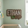 Custom Wooden Name Sign Plaque For Kids Room Wall Decor Personalized 3D Wood Letters For Nursery Childrens Bedroom Unique Birthday Gift Idea - Style 5