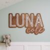 Custom Wooden Name Sign Plaque For Kids Room Wall Decor Personalized 3D Wood Letters For Nursery Childrens Bedroom Unique Birthday Gift Idea - Style 7
