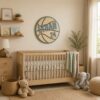 Personalized Basketball Wooden Name Sign For Nursery Custom 3D Layered Sports Wood Name Wall Decor For Boy Room Basketball Bedroom Baby Gift - View 2