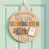Personalized Classroom Welcome Wood Sign, Custom Teacher Door Hanger, Cute School Wall Decor, Back To School Appreciation Gift For Teachers - Style 18