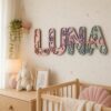 Personalized Mermaid Wooden Name Sign For Nursery Decor Custom Ocean Under The Sea Kids Room Wall Art Wooden Letters For Girls Bedroom - View 1