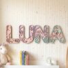 Personalized Mermaid Wooden Name Sign For Nursery Decor Custom Ocean Under The Sea Kids Room Wall Art Wooden Letters For Girls Bedroom - View 5