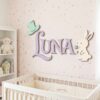 Personalized Nursery Name Wood Sign, Custom Wooden Wall Decor For Baby Room Or Kids Bedroom, Name Plaque, Baby Shower Gift For Boys Girls - Style 5
