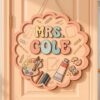 Personalized Teacher Door Signs, Art Classroom Custom Name Door Hanger, Back To School Decor, Welcome Sign, Appreciation Gift, Classroom Decoration - Style 5