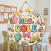 Personalized Teacher Door Signs Elementary Classroom Custom Name Door Hanger Back To School Decor Welcome Sign Appreciation Gift Classroom Decoration - Style 6