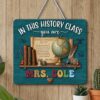 Personalized Teacher Door Signs History Classroom Custom Name Door Hanger Back To School Decor Welcome Sign Appreciation Gift Classroom Decoration - Style 2
