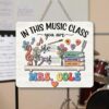 Personalized Teacher Door Signs, Music Classroom Custom Name Door Hanger, Back To School Decor, Welcome Sign, Appreciation Gift, Classroom Decoration - Style 2