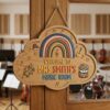 Personalized Teacher Door Signs, Music Classroom Custom Name Door Hanger, Back To School Decor, Welcome Sign, Appreciation Gift, Classroom Decoration - Style 4