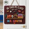 Personalized Teacher Door Signs, Pe Class Custom Name Door Hanger, Back To School Decor, Welcome Sign, Appreciation Gift, Classroom Decoration - Style 5