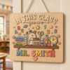 Personalized Teacher Door Signs Preschool Classroom Custom Name Door Hanger Back To School Decor Welcome Sign Appreciation Gift Classroom Decoration - Style 4