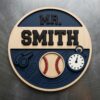 Personalized Teacher Name Wood Sign, Custom Sports Classroom Door Sign, Wooden Wall Plaque, Teacher Appreciation Back To School Gift - Style 2