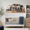 Personalized Transportation Wooden Name Sign For Nursery Custom 3D Train Airplane And Truck Wood Name Wall Decor For Boy Room Vehicle Theme Baby Gift - View 2