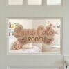 Personalized Wooden Name Sign For Nursery, Baby Shower Gifts, Newborn Keepsake, Animal Kids Decor, Custom Wooden Name Plaque For Baby Room Wall Art - Style 2