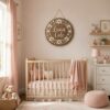 Personalized Wooden Name Sign For Nursery, Custom Name Wall Decor, Blush Magnolia Wood Plaque For Girl Room, Baby Shower Gifts