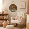 Personalized Wooden Name Sign For Nursery, Custom Name Wall Decor, Daisy Bouquet Wood Plaque For Girl Room, Baby Shower Gifts - View 2