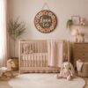 Personalized Wooden Name Sign For Nursery, Custom Name Wall Decor, Hibiscus Floral Wood Plaque For Girl Room, Baby Shower Gifts