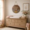 Personalized Wooden Name Sign For Nursery, Custom Name Wall Decor, Sunflower Bouquet Wood Plaque For Kid Room, Baby Shower Gifts - View 1