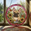 Custom Dog Portrait Art Suncatcher,Custom Pet Portrait,Stained Glass Dog Memorial,Custom Dog Portrait From Photo,Indoor Decor - Style 6