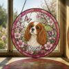 Custom Dog Portrait Art Suncatcher,Custom Pet Portrait,Stained Glass Dog Memorial,Custom Dog Portrait From Photo,Indoor Decor - Style 8