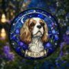 Custom Pet Memorial Suncatcher, Personalized Dog Window Decor, Stained Glass Style Pet Remembrance Gift - Style 4