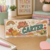 Custom Retro Groovy Teacher Name Plate, Personalized Acrylic Desk Sign, Teacher Appreciation Gift, Office Decor, Back To School Gift - Style 9