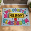 Custom Teacher Doormat Personalized Classroom Welcome Mat, Pencil School Entry Rug, Teacher Appreciation Gift - Style 9