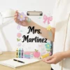 Custom Teacher Name Clipboard, Teacher Appreciation Gift, Personalized School Pencil Board, Classroom Decor, Back To School Gift From Kid - Style 7