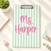Custom Vintage Teacher Acrylic Clipboard, Personalized Back To School Teacher Gift, Teacher Appreciation Gifts, School Supplies - Style 1