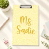 Custom Vintage Teacher Acrylic Clipboard, Personalized Back To School Teacher Gift, Teacher Appreciation Gifts, School Supplies - Style 2
