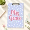 Custom Vintage Teacher Acrylic Clipboard, Personalized Back To School Teacher Gift, Teacher Appreciation Gifts, School Supplies - Style 8