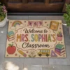 Personalized Classroom Doormat, Custom Teacher Name, Colorful Doodle Art, Teacher Appreciation Gift - Style 4