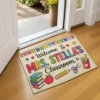 Personalized Classroom Doormat Teacher Name Entry Mat, Teacher Appreciation Gift - Style 1