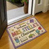 Personalized Classroom Doormat Teacher Name Entry Mat, Teacher Appreciation Gift - Style 7