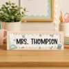 Personalized Math Teacher Desk Name Plate, Teacher Name Plate, Personalized Name Plate For Teacher, Custom Name Teacher Gift For Teacher - Style 6