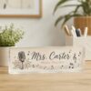 Personalized Music Teacher Name Desk Plaque, Custom Teacher Appreciation Gifts, Teacher Name Plate, Teacher Acrylic Block, New Teacher Gift - Style 3
