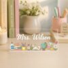 Personalized Name Desk Plate For Teacher, Custom Name Sign For Desk, Acrylic Nameplate, Teacher Appreciation Gift, Office Decor - Style 8
