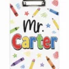 Personalized Name Teacher Back To School Gift, Custom Pencil Teacher Acrylic Paper Clipboard, End Of Year Back To School Gifts For Teacher - Style 5