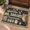 Personalized Owl Classroom Doormat, Teacher Welcome Rug, Teacher Appreciation Gift - Style 3