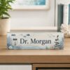 Personalized Science Teacher Name Desk Plaque, Custom Teacher Appreciation Gifts, Teacher Name Plate, Teacher Acrylic Block, New Teacher Gift - Style 8